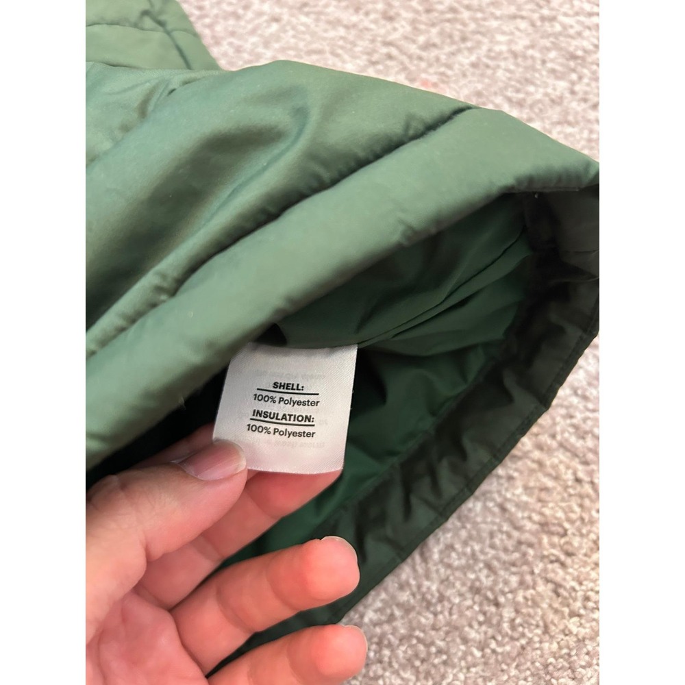 REI Co-op Hooded Puffer Jacket Mens‎ Medium Green Excellent Insulated Hiking - Picture 12 of 15